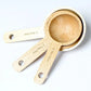 Wooden Measuring Spoon Beech Walnut Material 7.5-45ML Non-Toxic Portable Kitchen Tool for Daily Cooking Baking DIY Dessert