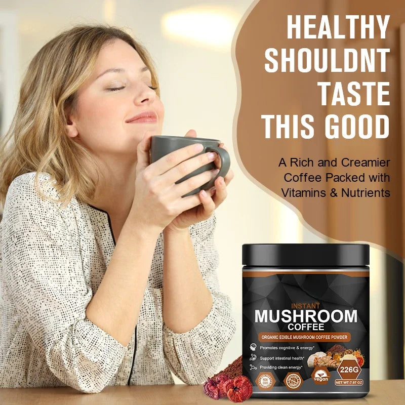 30 Serving Coffee: Drink 1 delicious cup daily for a month to boost energy, focus, mood & gut health.