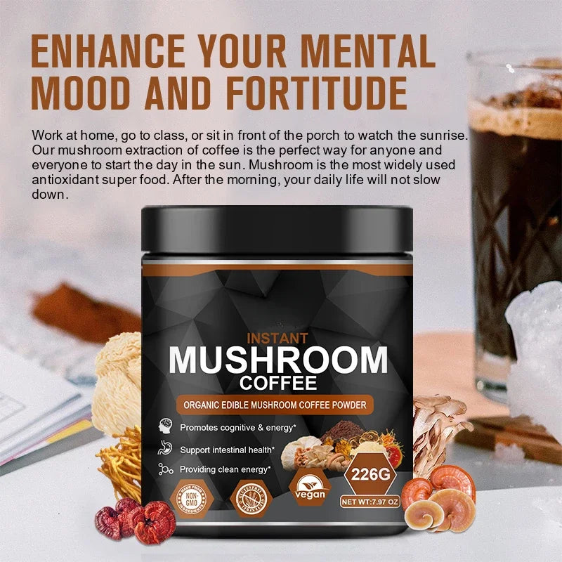 30 Serving Coffee: Drink 1 delicious cup daily for a month to boost energy, focus, mood & gut health.
