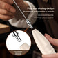 Electric Milk Frother Battery-Powered Handheld Foamer Coffee Cream