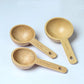 Wooden Measuring Spoon Beech Walnut Material 7.5-45ML Non-Toxic Portable Kitchen Tool for Daily Cooking Baking DIY Dessert