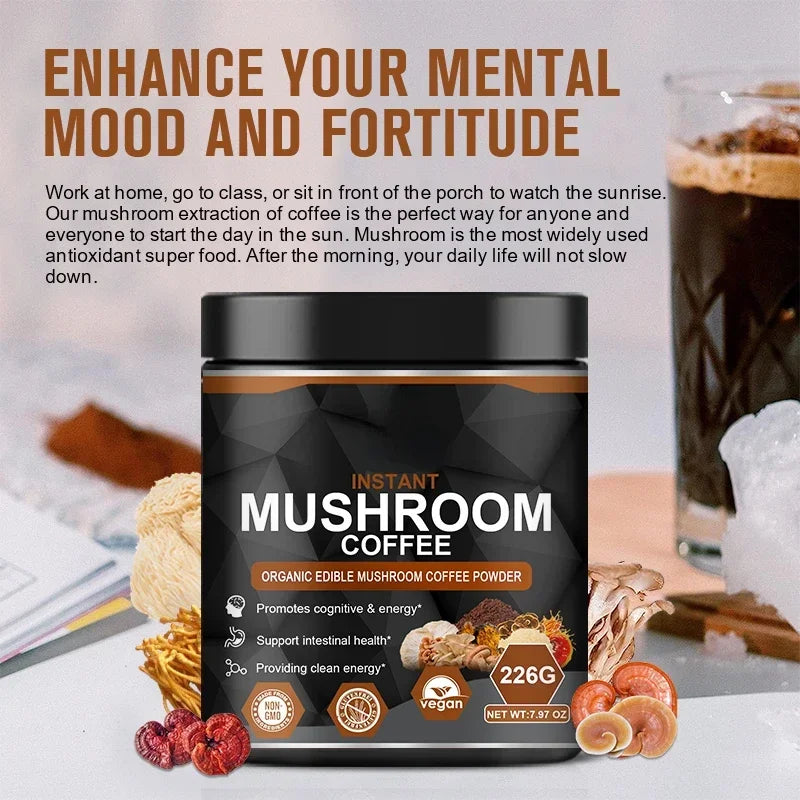 30 Serving Coffee: Drink 1 delicious cup daily for a month to boost energy, focus, mood & gut health.